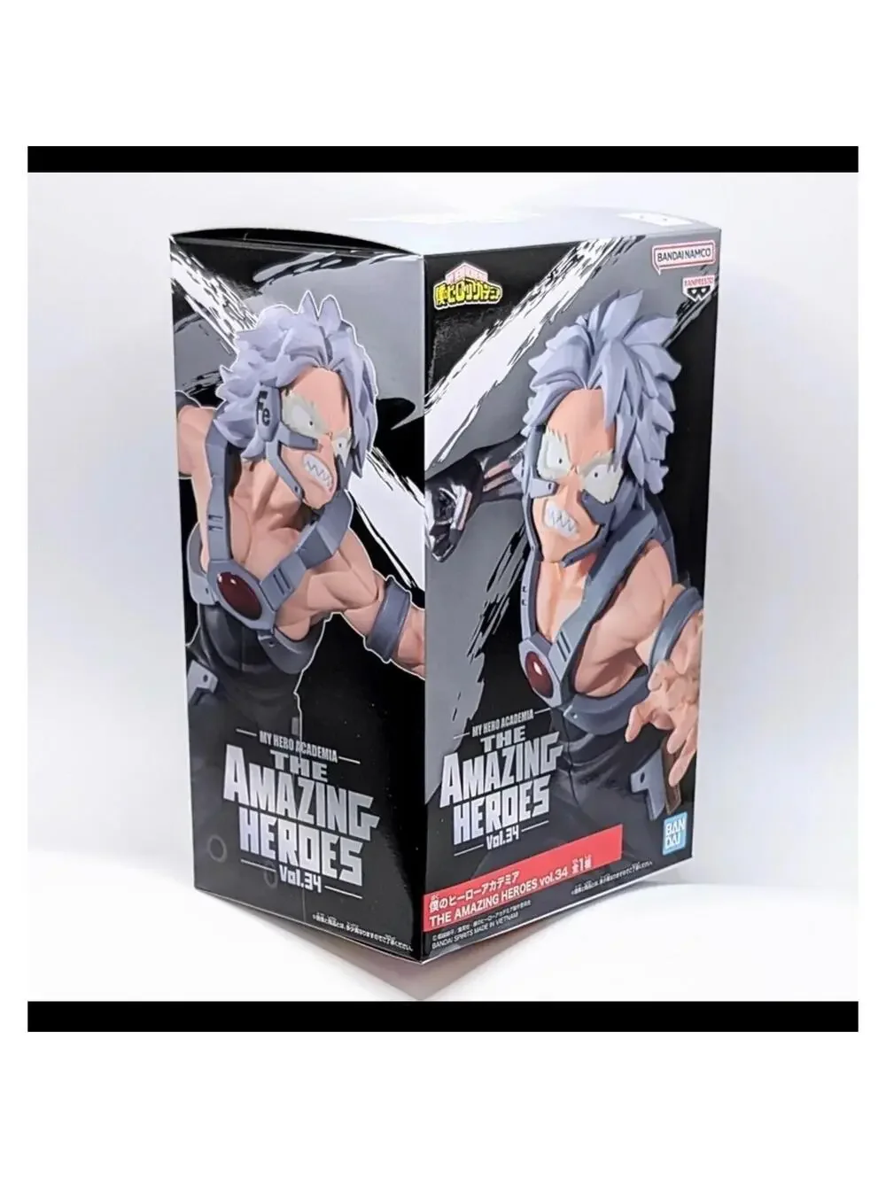 Banpresto My Hero Academia Tetsutetsu Figure Unisex OS Black New Amazing Heroes